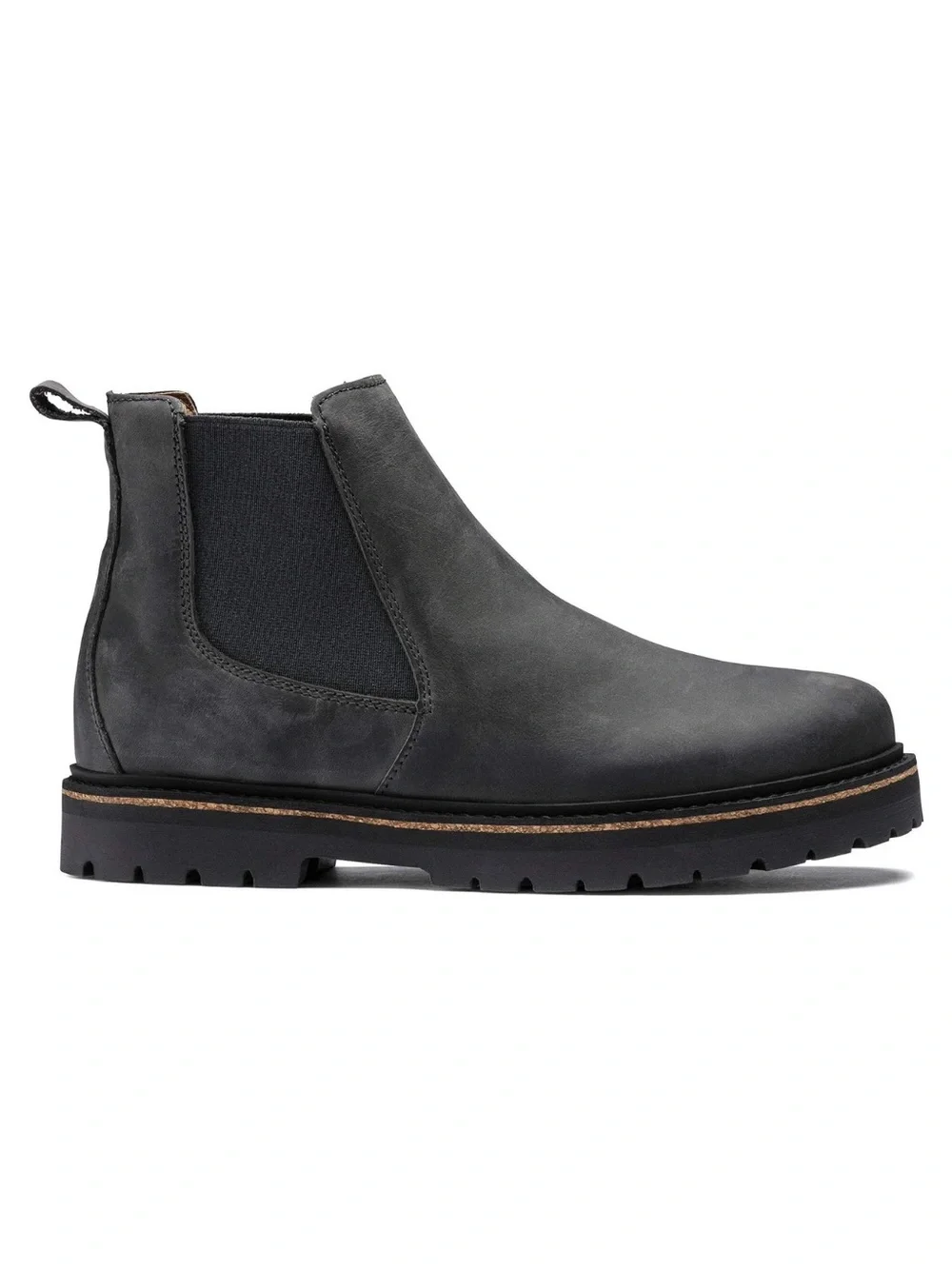 🛍️NWT Birkenstock Stalon Women’s Charcoal Nubuck Leather Boots - SZ 7, 38E